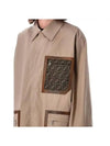 FF decorated cotton fabric trench coat 23AFF0741APNGF1M2L - FENDI - BALAAN 3