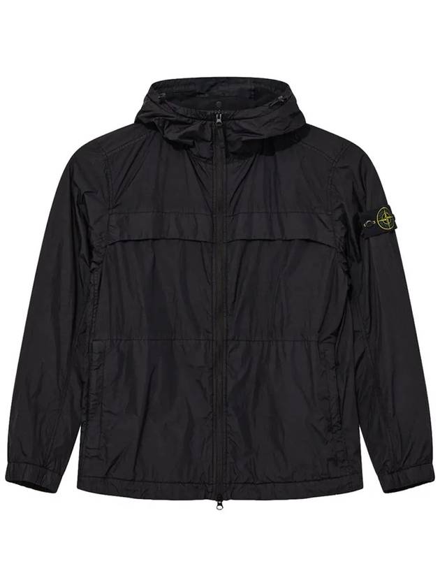 Garment Dyed Crinkle Reps R-Nylon Jacket Black - STONE ISLAND - BALAAN 2