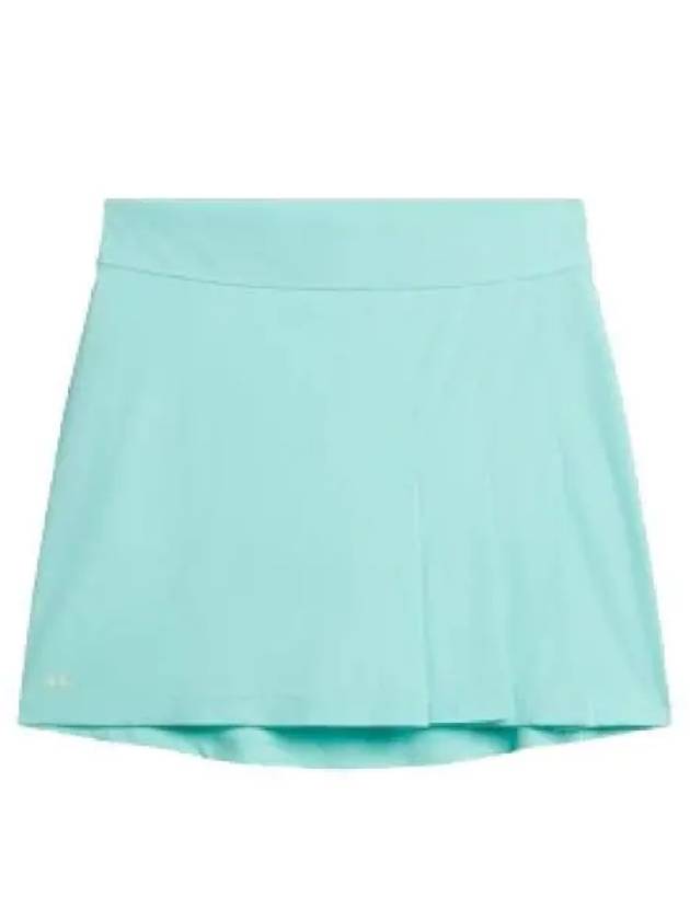 Thea Pleated Mini Skirt Aruba Blue - J.LINDEBERG - BALAAN 2