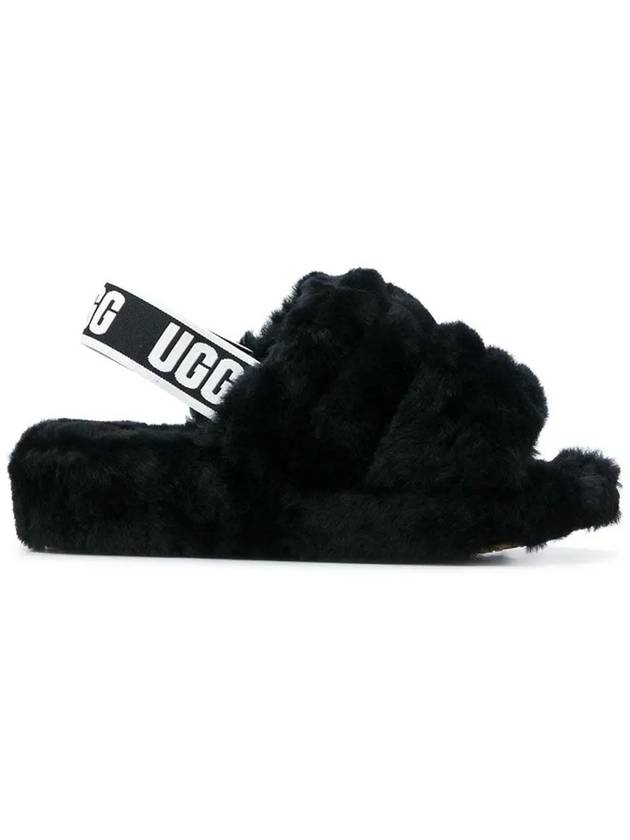 Fluff Yeah Slippers Black - UGG - BALAAN 2