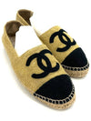 Tweed sequin espadrille mules - CHANEL - BALAAN 3