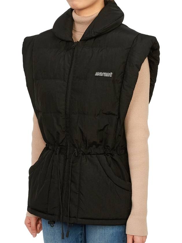 Women's Toby Padded Vest Black - ISABEL MARANT - BALAAN 4