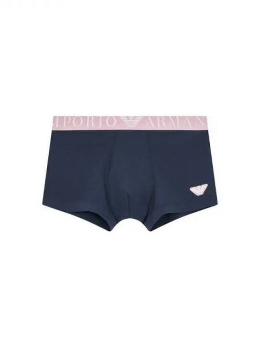 UNDERWEAR Men s Eagle Logo Patch Cotton Drose Marine 271750 - EMPORIO ARMANI - BALAAN 1