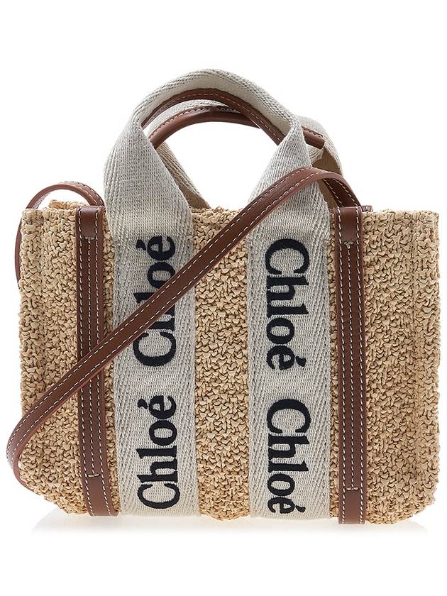 Woody Mini Tote Bag Beige - CHLOE - BALAAN 4