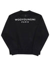 Women s Back Logo Sweatshirt Black - WOOYOUNGMI - BALAAN 2