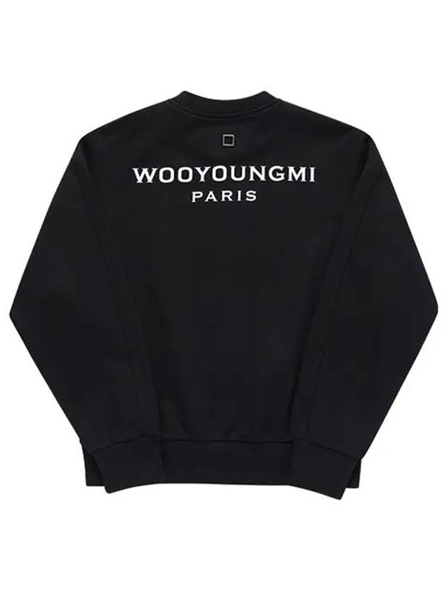 Women s Back Logo Sweatshirt Black - WOOYOUNGMI - BALAAN 2