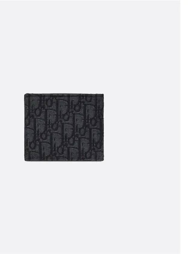 Wallet Black  Oblique Jacquard - DIOR - BALAAN 4