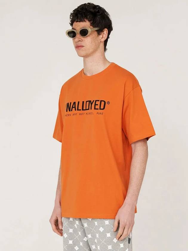 Logo T-Shirt Orange - UNALLOYED - BALAAN 3