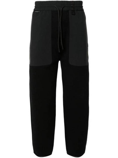 Men's Cotton Track Pants Black - MONCLER - BALAAN 2