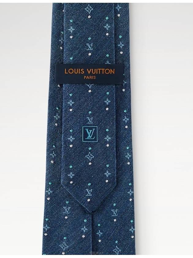 Monogram Small Vivienne Tie Navy - LOUIS VUITTON - BALAAN 4