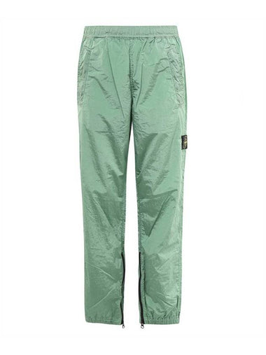 Nylon Metal Econyl Chino Straight Pants Green - STONE ISLAND - BALAAN 1