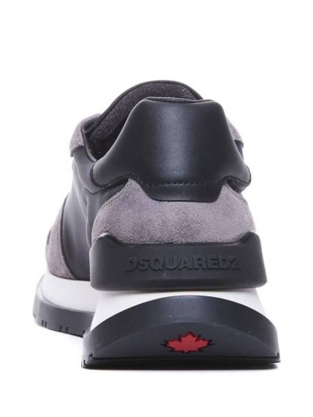 Icon Running Low Top Sneakers Grey - DSQUARED2 - BALAAN 4