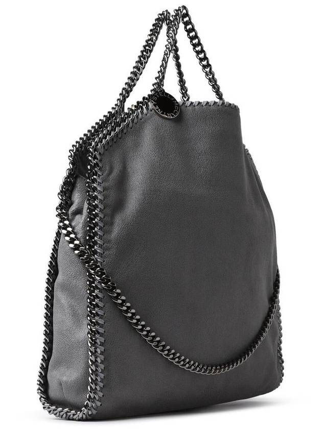 Silver Falabella Fold Over Tote Bag Light Gray - STELLA MCCARTNEY - BALAAN 3