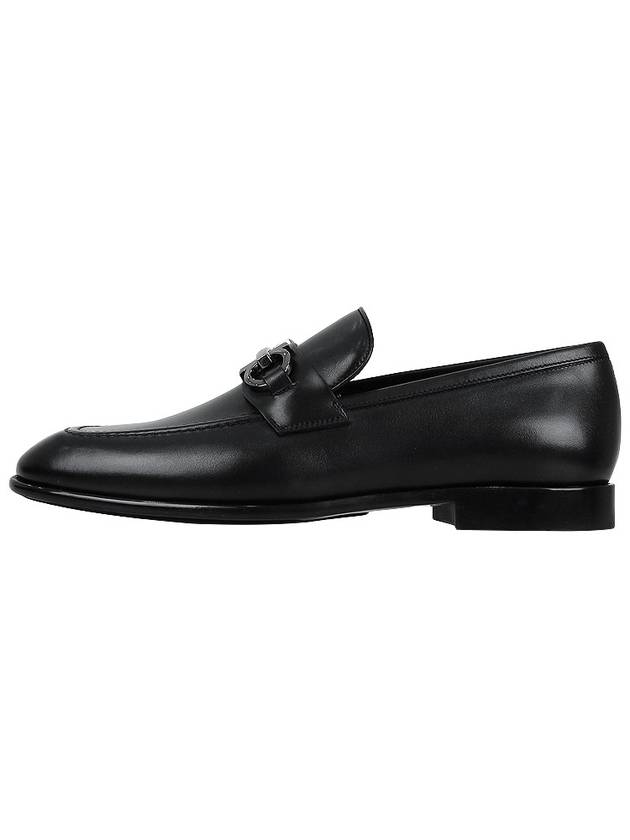 Men's Penny Calfskin Loafers Black - SALVATORE FERRAGAMO - BALAAN 4