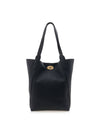 North South Bayswater Leather Tote Bag Black - MULBERRY - BALAAN 1