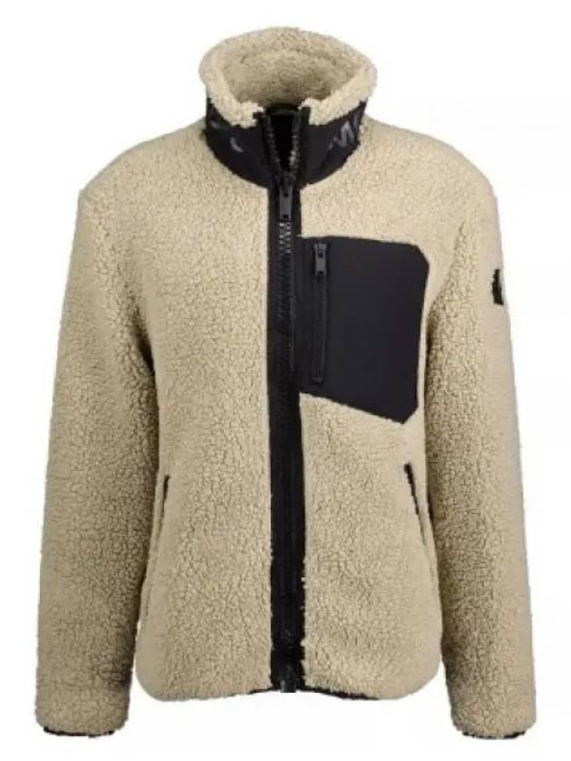 Men's Sagrak Shearling Fleece Zip-Up Jacket Plaza Taupe - MOOSE KNUCKLES - BALAAN 2