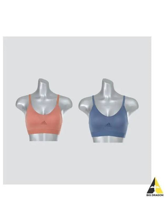 adidas UNDERWEAR 2 Pack Aero Ready Easy Support Bra - ADIDAS - BALAAN 1