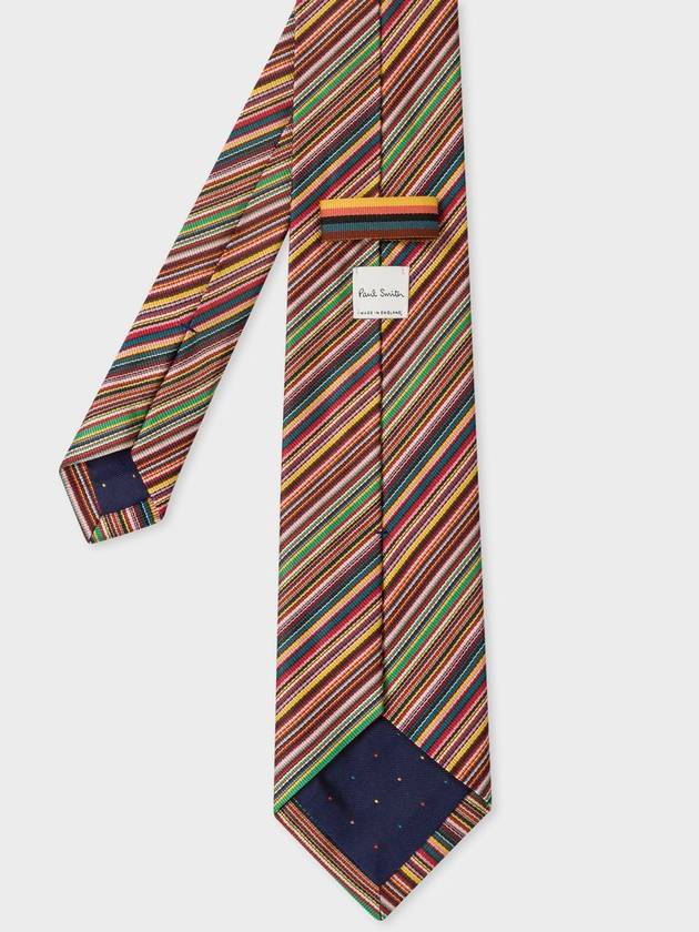 Signature Stripe Silk Neck Tie - PAUL SMITH - BALAAN 3