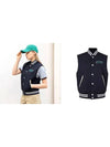 Golf Tennis Female Character Woven Vest Vest Navy - AVAVE - BALAAN 3