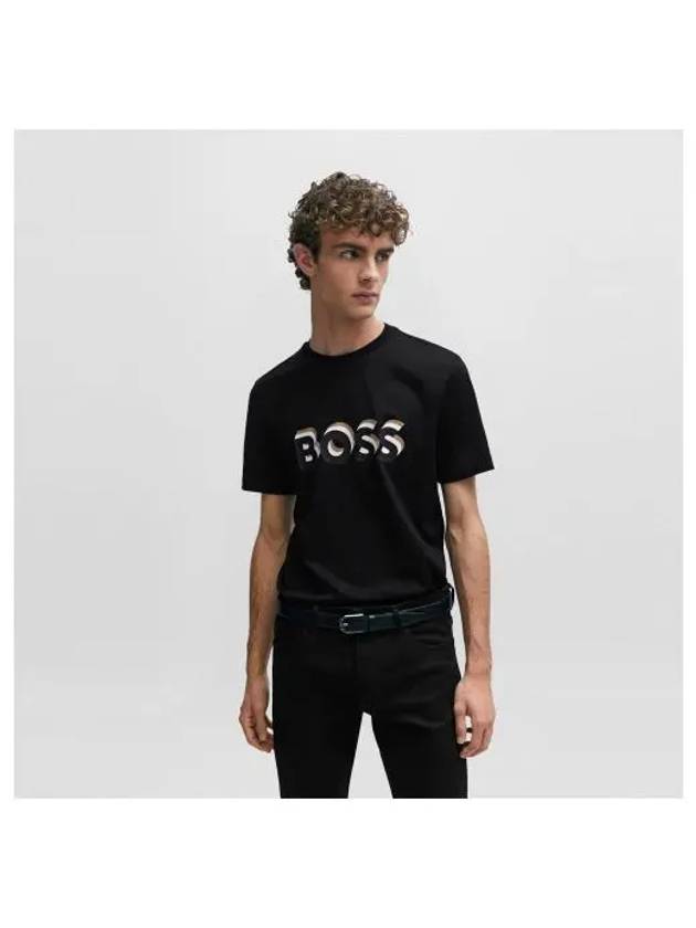 Signature color logo short sleeve t shirt 50506923 001 - BOSS - BALAAN 1