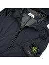 Men's Wappen Patch Naslan Watro Hooded Jacket Black - STONE ISLAND - BALAAN 3