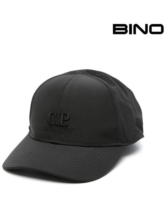 Chrome R Goggle Ball Cap Black - CP COMPANY - BALAAN 2