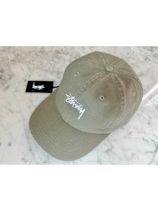 Stock Low Pro Ball Cap Stone - STUSSY - BALAAN 2