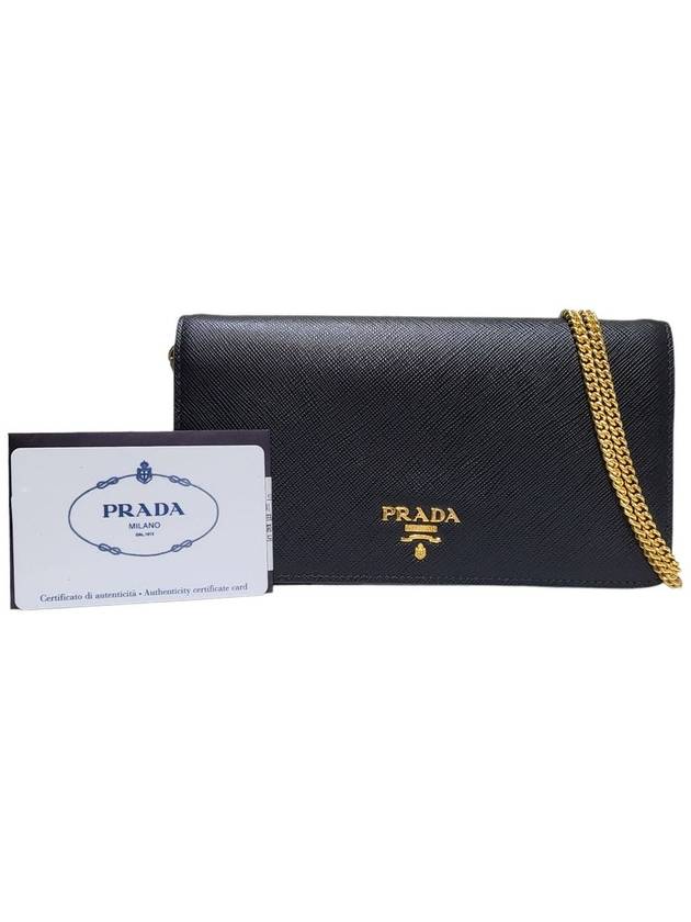 Women s 1ZH029 Gold Lettering Logo Saffiano WOC Cross Bag - PRADA - BALAAN 10