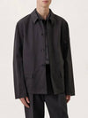 Workwear Boxy Fit Jacket Black - LEMAIRE - BALAAN 3