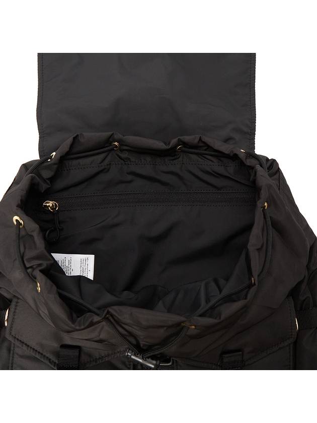 Recycle Tech Backpack Black - GANNI - BALAAN 10