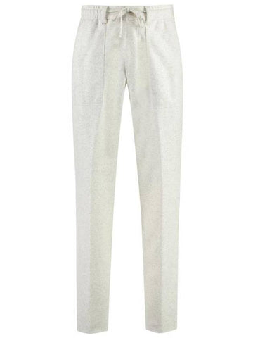 Straight Pants 50502536 131 Ivory - HUGO BOSS - BALAAN 1