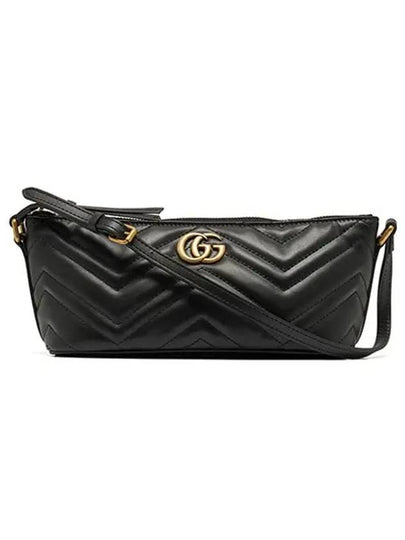 GG Marmont Shoulder Bag Black - GUCCI - BALAAN 2