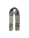 Checked Wool Scarf Green - BURBERRY - BALAAN 2