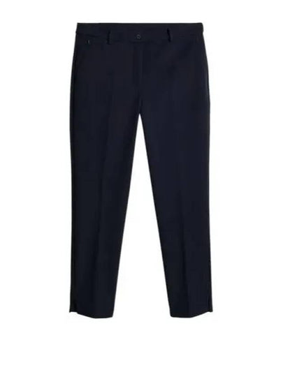 Women's Lei Bonded Fleece Straight Pants Navy - J.LINDEBERG - BALAAN 2