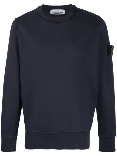 Wappen Patch Crew Neck Sweatshirt Navy - STONE ISLAND - BALAAN 2