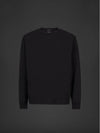 Metropolis Series Stretch Fleece Mix Pocket Sweatshirt Black - CP COMPANY - BALAAN 2