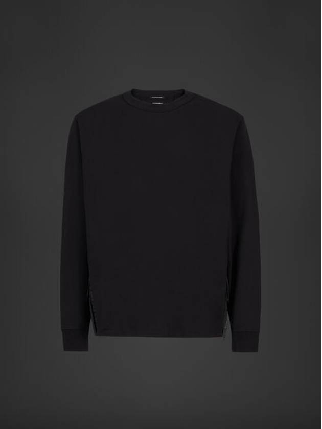 Metropolis Series Stretch Fleece Mix Pocket Sweatshirt Black - CP COMPANY - BALAAN 2