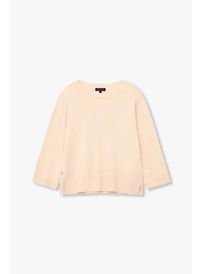 Women s Front Logo Rayon Pullover Peach - ARMANI EXCHANGE - BALAAN 1