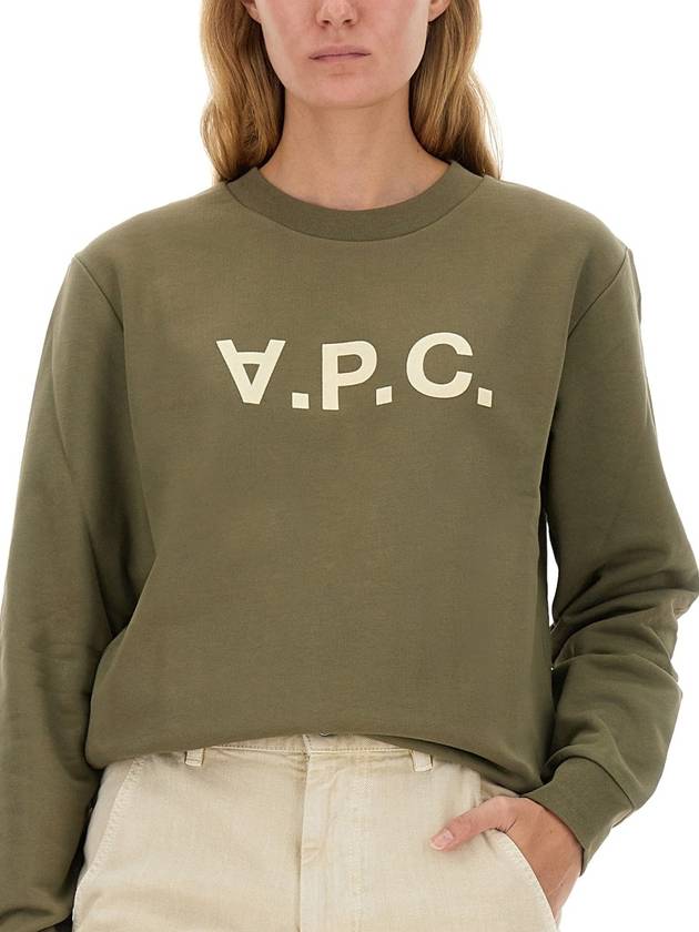 Grand VPC Sweatshirt Military Khaki - A.P.C. - BALAAN 5