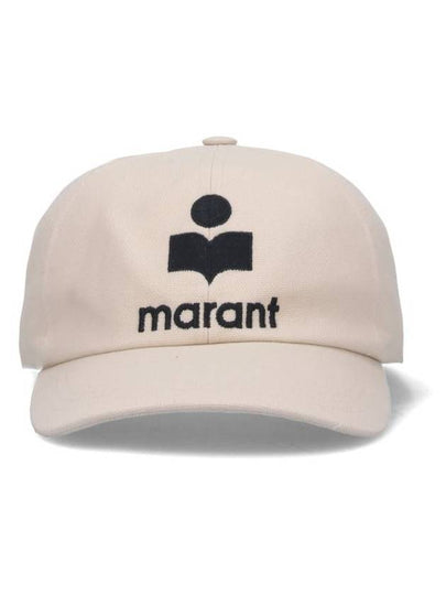 Tyron Logo Cotton Ball Cap Ecru - ISABEL MARANT - BALAAN 2