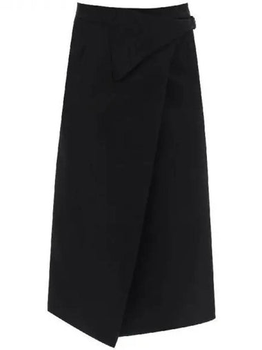 wrap wool midi skirt - WARDROBE.NYC - BALAAN 1