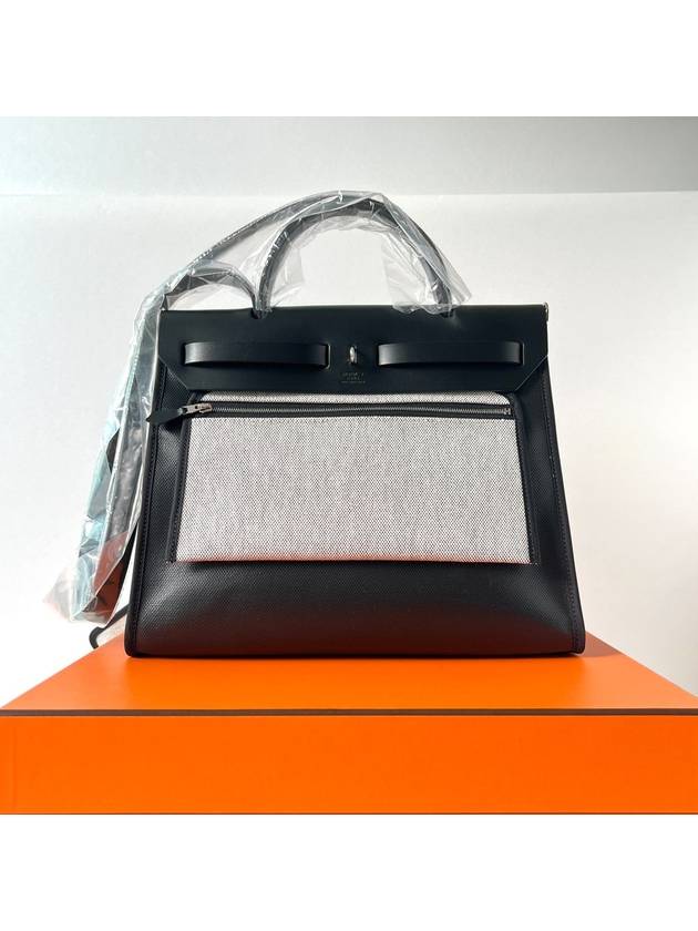 Herbag Zip 31 Tote Bag Noir - HERMES - BALAAN 3