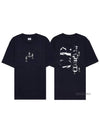 30/1 Jersey Relaxed Graphic Short Sleeve T-Shirt Navy - CP COMPANY - BALAAN 11