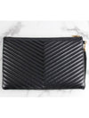 Clutch Black L - SAINT LAURENT - BALAAN 4