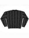 All Over Intarsia Logo Knit Top Black - BALENCIAGA - BALAAN 6