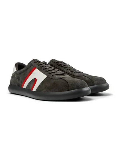 Pelotas Soller Nubuck Leather Low Top Sneakers Dark Grey - CAMPER - BALAAN 2