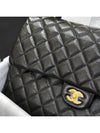 Women s Classic Caviar Skin Travel Bag Black Gold Plated - CHANEL - BALAAN 3