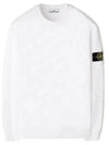 Compass Patch Cotton Sweatshirt White - STONE ISLAND - BALAAN 2