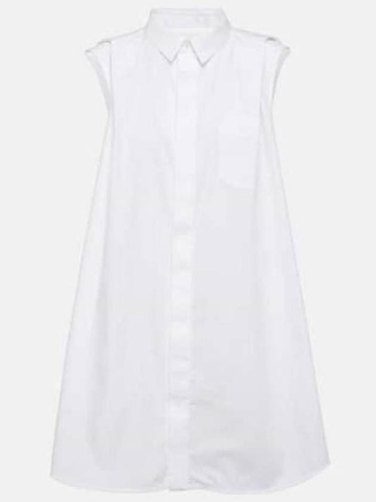 One piece poplin shirt dress P00908192 - SACAI - BALAAN 1