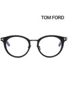 Eyewear Asian Fit Round Eyeglasses Black - TOM FORD - BALAAN 4